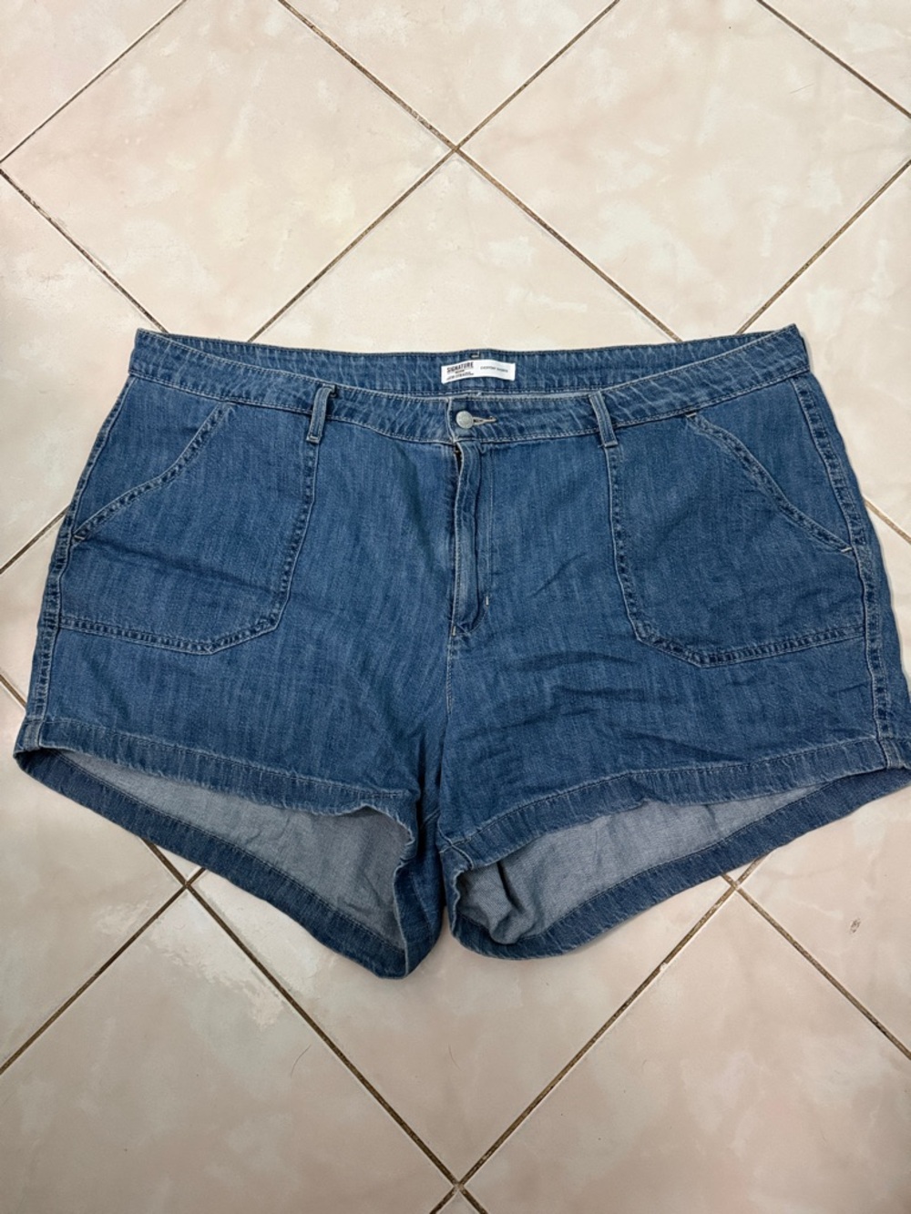 Levi's Women's Blue Denim Jean Shorts